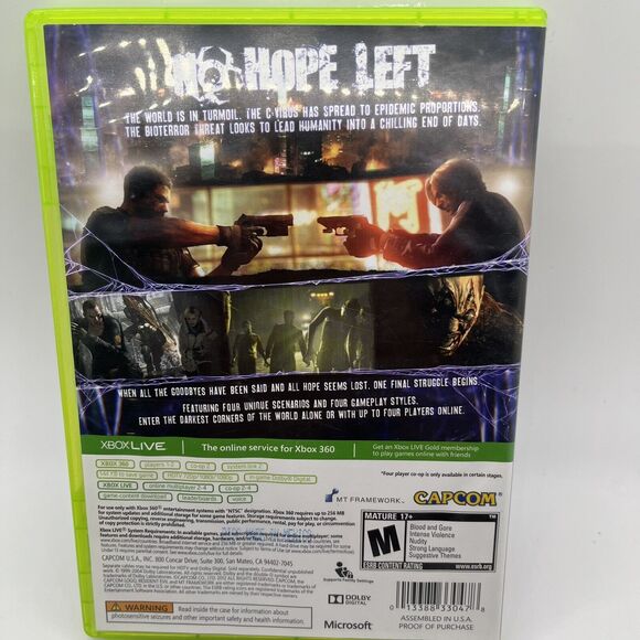 Resident Evil 6 - Microsoft Xbox 360 - CIB - Complete - Tested - Picture 3 of 10